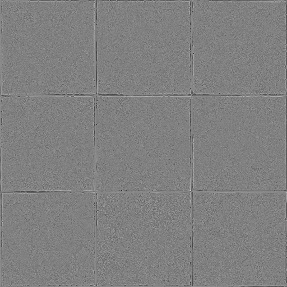 Green-Tiles-01-Curvature - Seamless